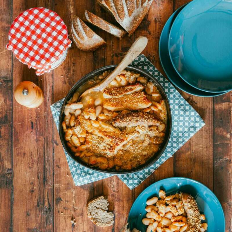 Cassoulet Tout cochon aux haricots blancs