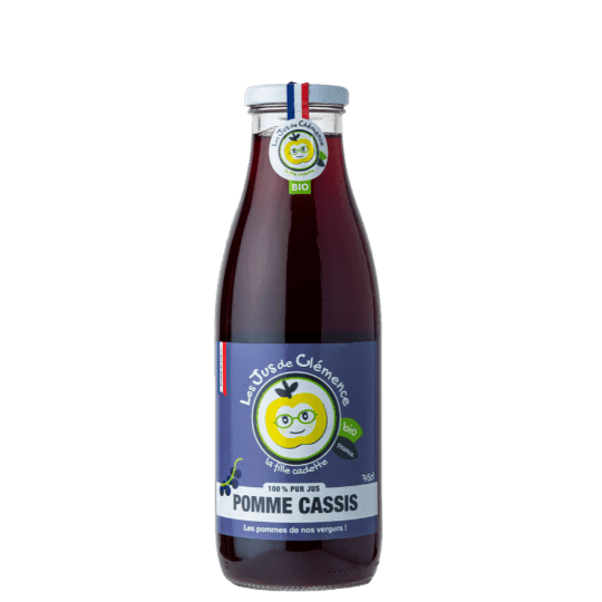 Pur Jus de Pomme Cassis Bio 75cl - FarmerPools