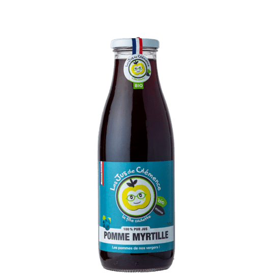 Pur Jus de Pomme Myrtille Bio 75cl - FarmerPools