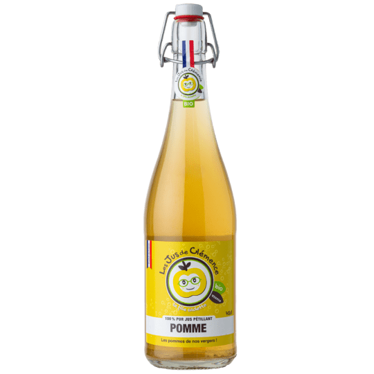 Pétillant Pur Jus de Pomme Bio 75cl - FarmerPools